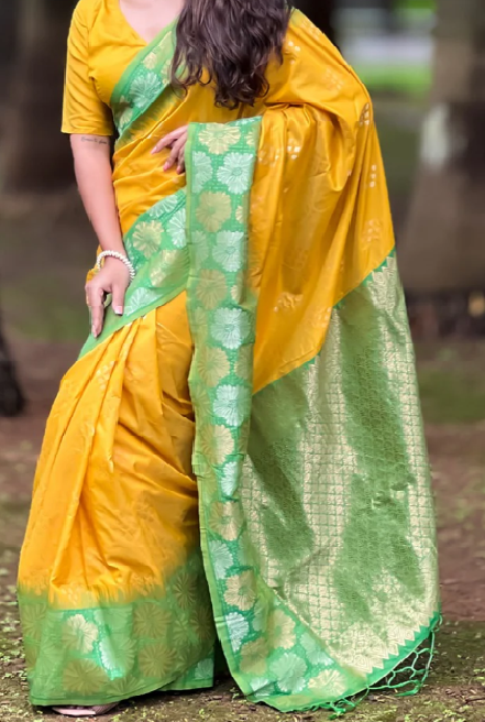 Banarasi Cutwork (Cotton/Silk)Saree